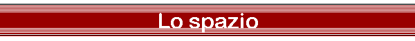 Lo spazio